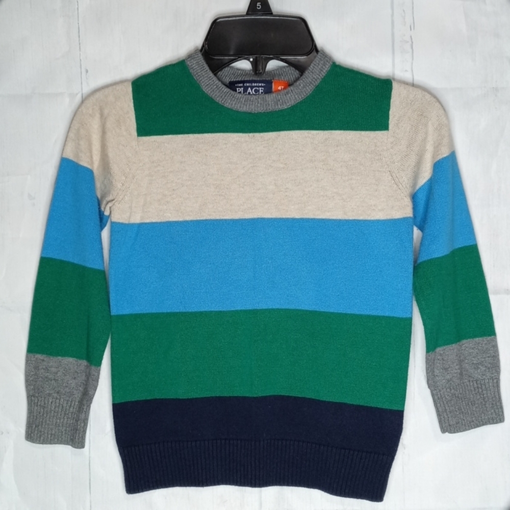 The Children Place Striped Sweater Sz 4T